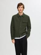 NU 20% KORTING: SELECTED HOMME Vest SLHNEALY LS KNIT SHIRT JACKET NOOS