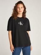 Calvin Klein T-shirt TEXTURED MONOLOGO BOYFRIEND TEE