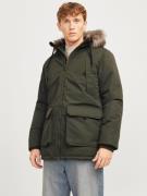 NU 20% KORTING: Jack & Jones Parka JJECONSTRUCT FAUX FUR PARKA SN