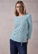 NU 20% KORTING: Cecil Shirt met 3/4 mouwen met gestreept patroon