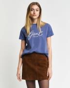 NU 20% KORTING: Gant T-shirt REG SCRIPT T-SHIRT Grafische GANT-print o...