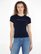 NU 20% KORTING: TOMMY JEANS T-shirt TJW SLIM LINEAR TEE EXT