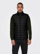 NU 20% KORTING: ONLY & SONS Bodywarmer ONSBRODY QUILT VEST OTW VD