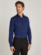 Calvin Klein Businessoverhemd POPLIN STRETCH SLIM SHIRT met kent-kraag...