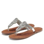 NU 20% KORTING: Lascana Teenslippers Sandaal, pantoletten met sierpare...