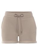 Lascana Relaxshorts - Sweatshorts - Korte broek met zijzakken en logos...