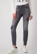 Monari Skinny jeans met destroyed-effecten