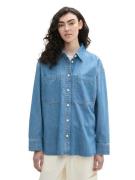 Tom Tailor Denim Jeans blouse met borstzakken