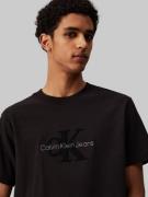 NU 20% KORTING: Calvin Klein T-shirt CHENILLE MONOLOGO TEE