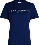 Tommy Hilfiger T-shirt REG CORP LOGO C-NK SS met een logo-opschrift