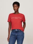 NU 20% KORTING: Tommy Hilfiger T-shirt REG CORP LOGO C-NK SS met een l...