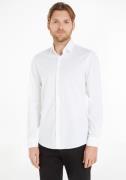 Calvin Klein Businessoverhemd POPLIN STRETCH SLIM SHIRT met kent-kraag...