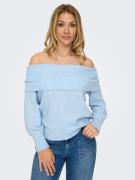 Only Trui met carmenhals ONLJEANETT LIFE L/S OFF SHOULDER CC KNT