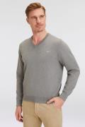 Gant Trui met V-hals CLASSIC COTTON V-NECK Premium brei jersey van zac...