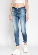 NU 20% KORTING: GANG 5-pocket jeans 94AMELIE CROPPED met gerafelde zoo...