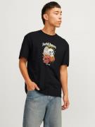 Jack & Jones Shirt met ronde hals JORSEVEN SKULL TEE SS CREW NECK SN