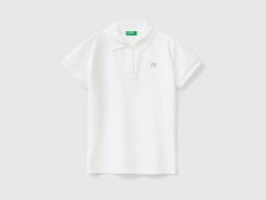 NU 20% KORTING: United Colors of Benetton Poloshirt met logoborduursel...