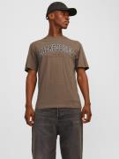 NU 20% KORTING: Jack & Jones Shirt met ronde hals JJECALEB VARSITY TEE...