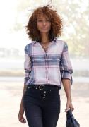 NU 20% KORTING: Buffalo Overhemdblouse van zachte flanel met blousekra...