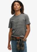 Superdry Shirt met ronde hals EMBOSSED VL GRAPHIC T SHIRT