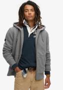 NU 20% KORTING: Superdry Capuchonsweatvest Borg Lined Ziphood