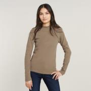 NU 20% KORTING: G-Star RAW Longsleeve Rib Mock Top