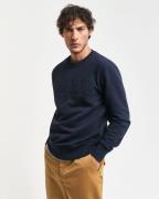 Gant Sweatshirt EMBOSSED C-NECK SWEAT