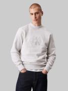 NU 20% KORTING: Calvin Klein Sweatshirt CHENILLE MONOLOGO CREW NECK