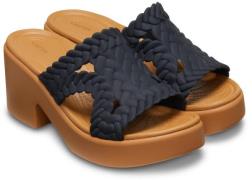 NU 20% KORTING: Crocs Slippers Brooklyn Woven Slide Heel Sandaal, zome...