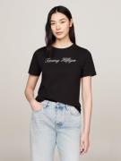 NU 20% KORTING: Tommy Hilfiger T-shirt NOS SCRIPT REGULAR C-NK SS