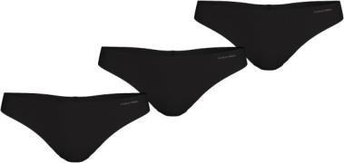 Calvin Klein Tanga THONG 3PK met logo-opschrift (Set van 3)