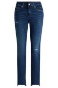 Boss Orange Regular fit jeans C_JACKIE MR RH met destroyed-effecten