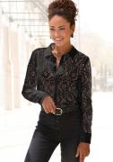 NU 20% KORTING: Lascana Kanten blouse met overhemdkraag, kanten blouse...