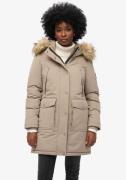 Superdry Gewatteerde jas EVEREST FAUX FUR PARKA JACKET