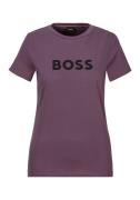 Boss Orange T-shirt C_Elogo_5 met contrasterende gekleurde boss print