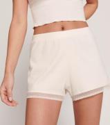 Sloggi Relaxshorts GO Ribbed Short met losse pasvorm, zachte kantafwer...