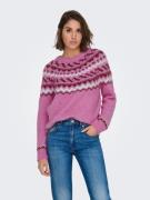 NU 20% KORTING: Only Trui met ronde hals ONLISLE LIFE LS O-NECK CC KNT