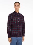 NU 20% KORTING: Tommy Hilfiger Overhemd met lange mouwen BRUSHED EASY ...