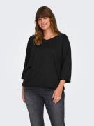 NU 20% KORTING: ONLY CARMAKOMA Shirt met 3/4 mouwen CARCARLINNE V-NECK...