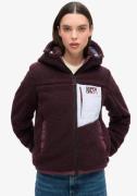 NU 20% KORTING: Superdry Outdoorjack HOODED FLEECE TREKKER JKT