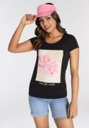 NU 20% KORTING: Laura Scott T-shirt met modieuze frontprint