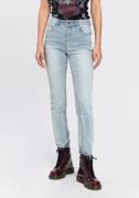 Arizona Slim fit jeans Shaping strakke pasvorm, skinny jeans, used-loo...