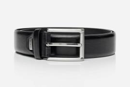 NU 20% KORTING: MONTI Leren riem 3,5 cm breed, klassiek-business, inko...