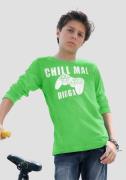 NU 20% KORTING: KIDSWORLD Shirt met lange mouwen CHILL MAL DIGGA Lange...