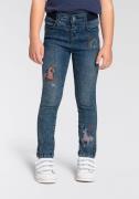 NU 20% KORTING: KIDSWORLD Stretch jeans Basic jeans met mooie borduurs...