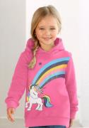 NU 20% KORTING: KIDSWORLD Shirt met lange mouwen Eenhoorn regenboog La...