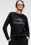 KangaROOS Sweatshirt Lange mouwen, figuurvolgende snit, met print, ron...