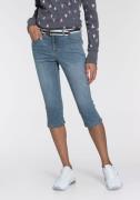 NU 20% KORTING: KangaROOS Capri jeans Capri-jeans met riem Skinny fit,...