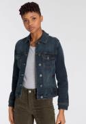 NU 20% KORTING: Arizona Jeansjack van katoenmix, figuurvolgend, in str...