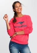 NU 20% KORTING: KangaROOS Sweatshirt Lange mouwen, figuurvolgende snit...